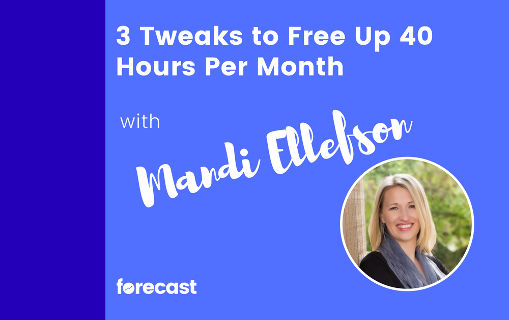 3 Tweaks to Free Up 40 Hours Per Month with Mandi Ellefson