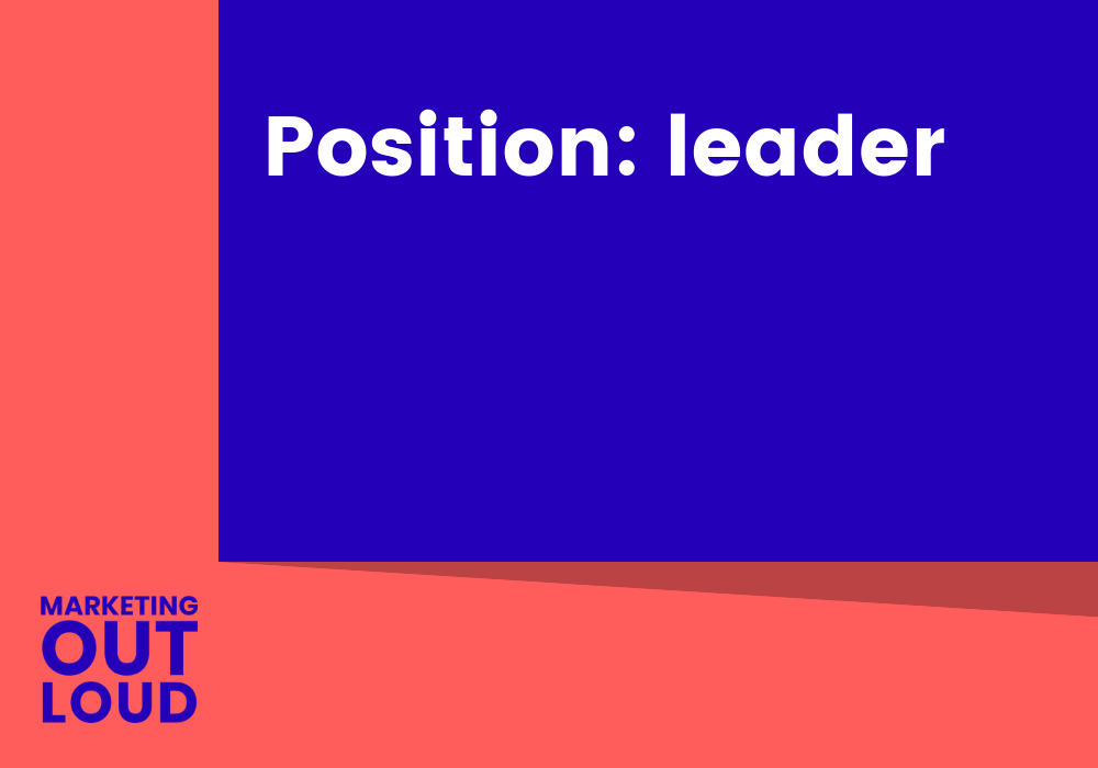 Position: leader