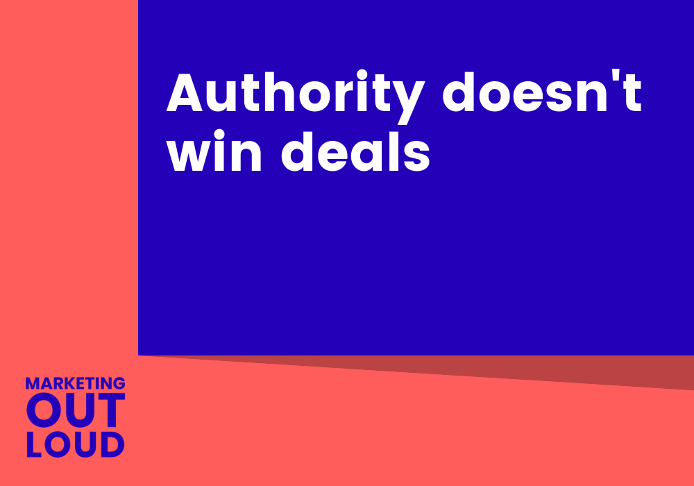 Authority doesn’t win deals