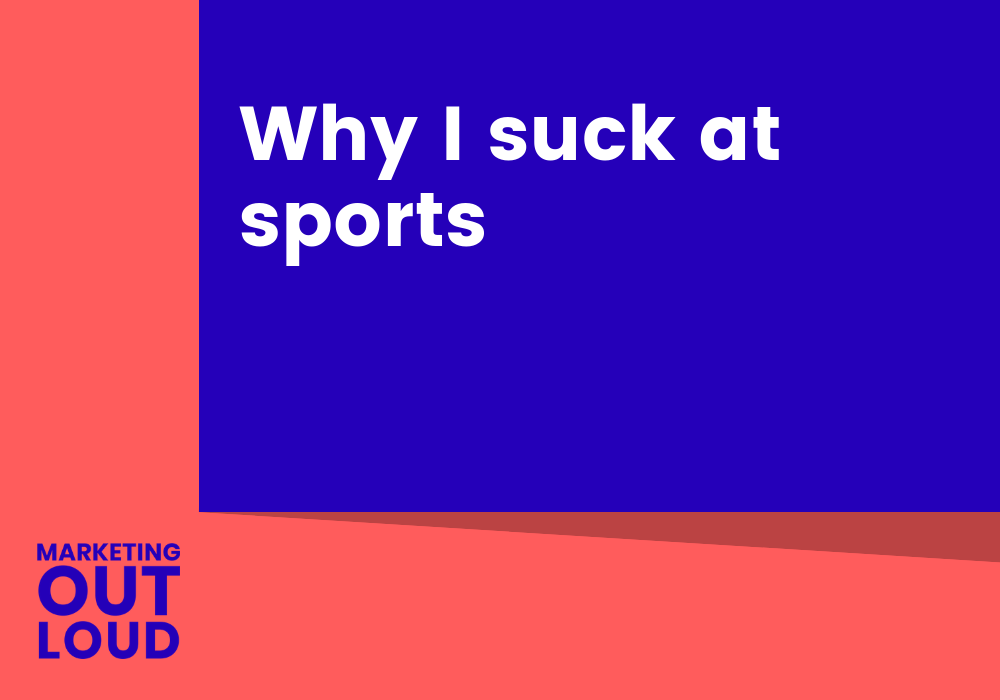 Why I suck at sports